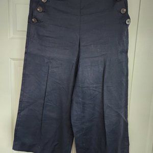 Wide Leg Cropped Pants